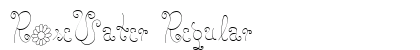 RoseWater Regular Font Preview