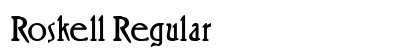 Roskell Regular font free download