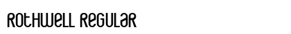 Rothwell Regular font free download