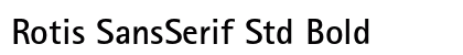 Rotis SansSerif Std Bold Preview