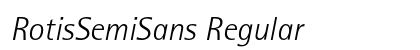 RotisSemiSans Regular font free download