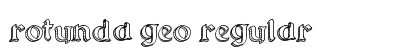 Rotunda Geo Regular font free download