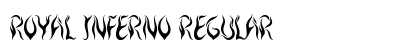 Royal Inferno Regular Font Preview