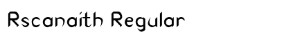 Rscanaith Regular Font Rscanaith Regular Font Preview