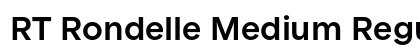 RT Rondelle Medium Regular font free download