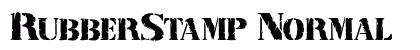 RubberStamp Normal font free download