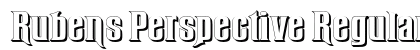 Rubens Perspective Regular Font Preview