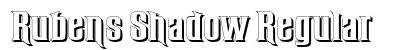Rubens Shadow Regular Font Preview