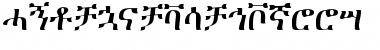 EthiopicTimesSSK Regular Font