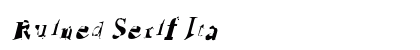 Ruined Serif Ita preview