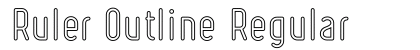 Ruler Outline Regular Preview