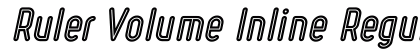 Ruler Volume Inline Regular preview Ruler Volume Inline Regular preview