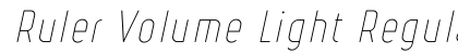 Ruler Volume Light Regular preview Ruler Volume Light Regular preview