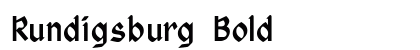Rundigsburg Bold font free download