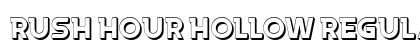 Rush Hour Hollow Regular font free download