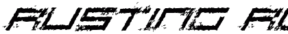 Rusting Robotica Italic font free download