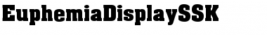 Download EuphemiaDisplaySSK Font