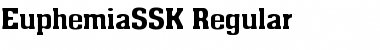 EuphemiaSSK Regular Font