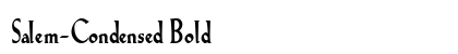 Salem-Condensed Bold Preview