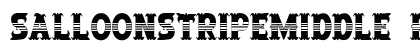 SalloonStripeMiddle Regular Font Preview