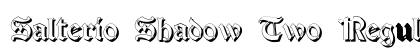Salterio Shadow Two Regular Font Preview