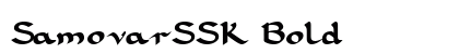 SamovarSSK Bold font free download