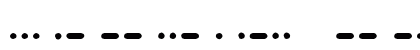 Samuel Morse Regular Font Preview