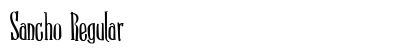 Sancho Regular font free download