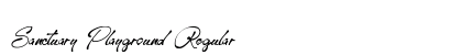Sanctuary Playground Regular font free download