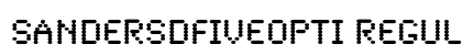 SandersDFiveOpti Regular font free download
