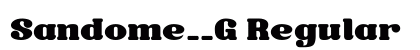 Sandome__G Regular font free download