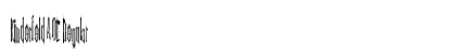 Kinderfeld AOE Regular Font Kinderfeld AOE Regular Font Preview