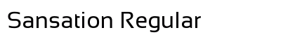 Sansation Regular font free download