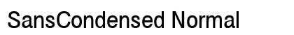 SansCondensed Normal font free download