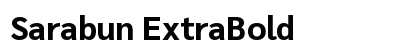 Sarabun ExtraBold Preview