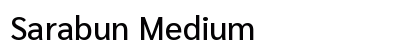 Sarabun Medium Preview