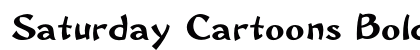 Saturday Cartoons Bold font free download