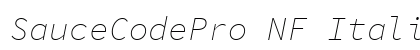 SauceCodePro NF Italic font free download