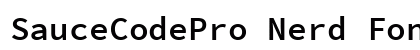 SauceCodePro Nerd Font Mono Regular font free download