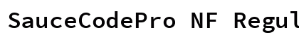 SauceCodePro NF Regular font free download