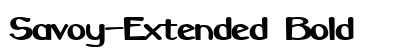 Savoy-Extended Bold Preview