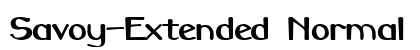 Savoy-Extended Normal Preview