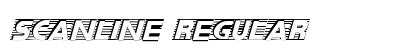 ScanLine Regular Font Preview