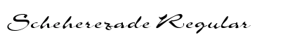 Scheherezade Regular font free download