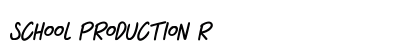 SCHOOL PRODUCTION Regular font free download