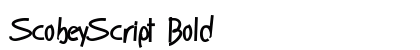 ScobeyScript Bold font free download