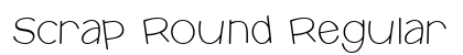 Scrap Round Regular font free download