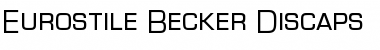 Download Eurostile Becker Discaps Font