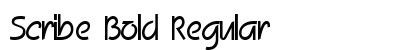 Scribe Bold Regular font free download