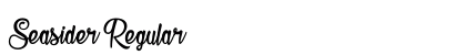 Seasider Regular font free download